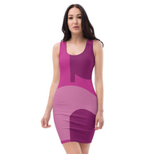 Load image into Gallery viewer, Women's Pink Pencil Dress