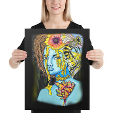 Load image into Gallery viewer, "Blue Honey" on Canvas