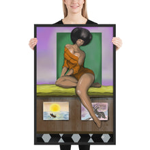 Load image into Gallery viewer, "Naturally Me" Framed poster