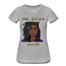 Load image into Gallery viewer, "Good Girl" Women’s Premium T-Shirt - heather gray