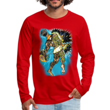 Load image into Gallery viewer, Men's "The Tattoo Man" Premium Long Sleeve T-Shirt - red