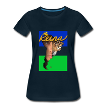 Load image into Gallery viewer, "Reina" (Queen) Women’s Premium T-Shirt - deep navy