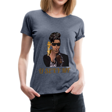 Load image into Gallery viewer, Women’s "Prince" Premium T-Shirt - heather blue