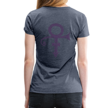 Load image into Gallery viewer, Women’s "Prince" Premium T-Shirt - heather blue