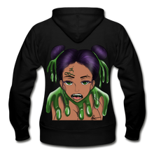 Load image into Gallery viewer, Gildan Heavy Blend Women's Zip Hoodie - black