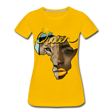 Load image into Gallery viewer, Women’s "Queen" Premium T-Shirt - sun yellow