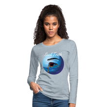 Load image into Gallery viewer, "Seek Truth" Women's Premium Long Sleeve T-Shirt - heather ice blue