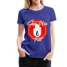 Load image into Gallery viewer, Women’s "6ft" Premium T-Shirt - royal blue