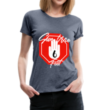 Load image into Gallery viewer, Women’s "6ft" Premium T-Shirt - heather blue