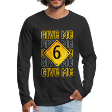 Load image into Gallery viewer, Men's "6 ft" Premium Long Sleeve T-Shirt - black