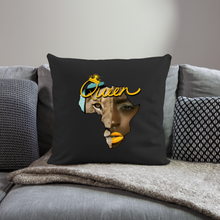 Load image into Gallery viewer, Throw Pillow Cover 18” x 18” - black