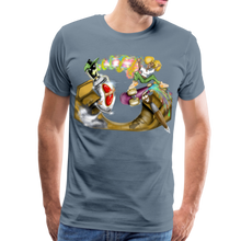Load image into Gallery viewer, Men's "Sk8" Premium T-Shirt - steel blue