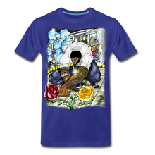 Load image into Gallery viewer, "Concrete Roses" Men's Premium T-Shirt - royal blue