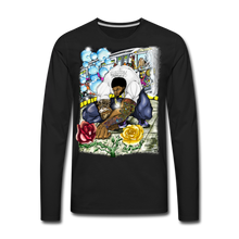 Load image into Gallery viewer, Men's "Concrete Roses" Premium Long Sleeve T-Shirt - black