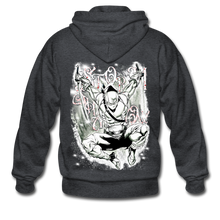 Load image into Gallery viewer, Men's "Storm Shadow" Zip Hoodie - deep heather