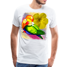 Load image into Gallery viewer, Pretty Bird with multi-color - white