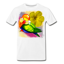 Load image into Gallery viewer, Pretty Bird with multi-color - white
