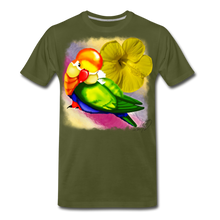 Load image into Gallery viewer, Pretty Bird with multi-color - olive green