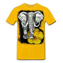 Load image into Gallery viewer, “Beauty & The Bull” Men's Premium T-Shirt - sun yellow