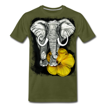 Load image into Gallery viewer, “Beauty & The Bull” Men's Premium T-Shirt - olive green