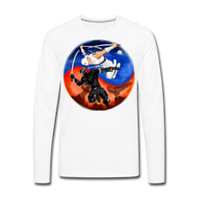 Load image into Gallery viewer, ‘Yin-Yang” Men's Premium Long Sleeve T-Shirt - white