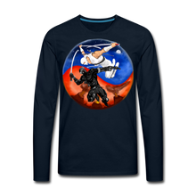 Load image into Gallery viewer, ‘Yin-Yang” Men's Premium Long Sleeve T-Shirt - deep navy