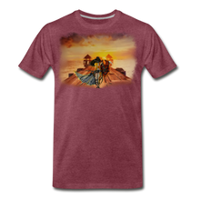 Load image into Gallery viewer, "Her Journey" Men's Premium T-Shirt - heather burgundy
