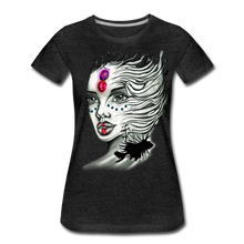 Load image into Gallery viewer, Women’s "Coral Girl" Premium T-Shirt - charcoal grey
