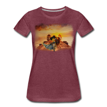 Load image into Gallery viewer, “Scorned” Women’s Premium T-Shirt - heather burgundy