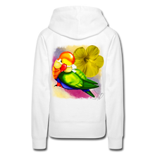 Load image into Gallery viewer, “Pretty Bird” Women’s Premium Hoodie - white