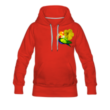 Load image into Gallery viewer, “Pretty Bird” Women’s Premium Hoodie - red