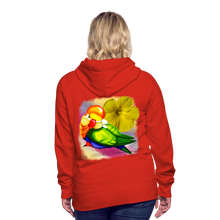 Load image into Gallery viewer, “Pretty Bird” Women’s Premium Hoodie - red
