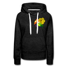 Load image into Gallery viewer, “Pretty Bird” Women’s Premium Hoodie - charcoal grey