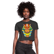 Load image into Gallery viewer, “Queen’s Headdress” Women's Cropped T-Shirt - deep heather