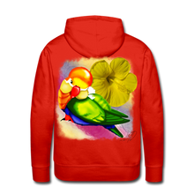 Load image into Gallery viewer, “Pretty Bird” Men’s Premium Hoodie - red