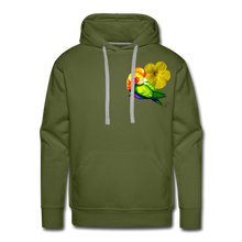 Load image into Gallery viewer, “Pretty Bird” Men’s Premium Hoodie - olive green