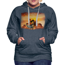 Load image into Gallery viewer, “Scorned” Women’s Premium Hoodie - heather denim