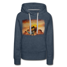 Load image into Gallery viewer, “Scorned” Women’s Premium Hoodie - heather denim