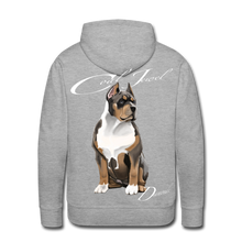 Load image into Gallery viewer, “Pressure Creates” Men’s Premium Hoodie - heather grey
