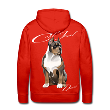 Load image into Gallery viewer, “Pressure Creates” Men’s Premium Hoodie - red