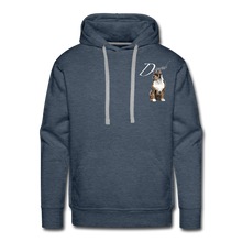 Load image into Gallery viewer, “Pressure Creates” Men’s Premium Hoodie - heather denim