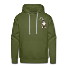 Load image into Gallery viewer, “Pressure Creates” Men’s Premium Hoodie - olive green