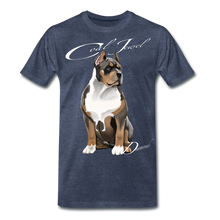 Load image into Gallery viewer, “Pressure Creates” Men's Premium T-Shirt - heather blue