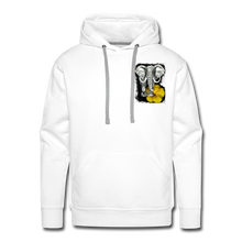 Load image into Gallery viewer, “Beauty & The Bull” Men’s Premium Hoodie - white