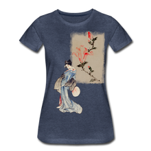 Load image into Gallery viewer, Geisha Women’s Premium T-Shirt - heather blue