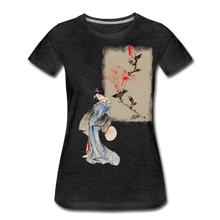 Load image into Gallery viewer, Geisha Women’s Premium T-Shirt - charcoal grey