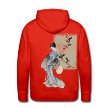 Load image into Gallery viewer, ‘Geisha’Men’s Premium Hoodie - red
