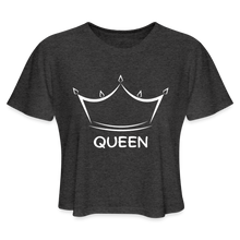 Load image into Gallery viewer, Women's Cropped T-Shirt - deep heather