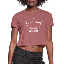 Load image into Gallery viewer, Women's Cropped T-Shirt - mauve
