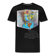Load image into Gallery viewer, Blue Honey Cube - black